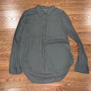 BKE Army Green Button down